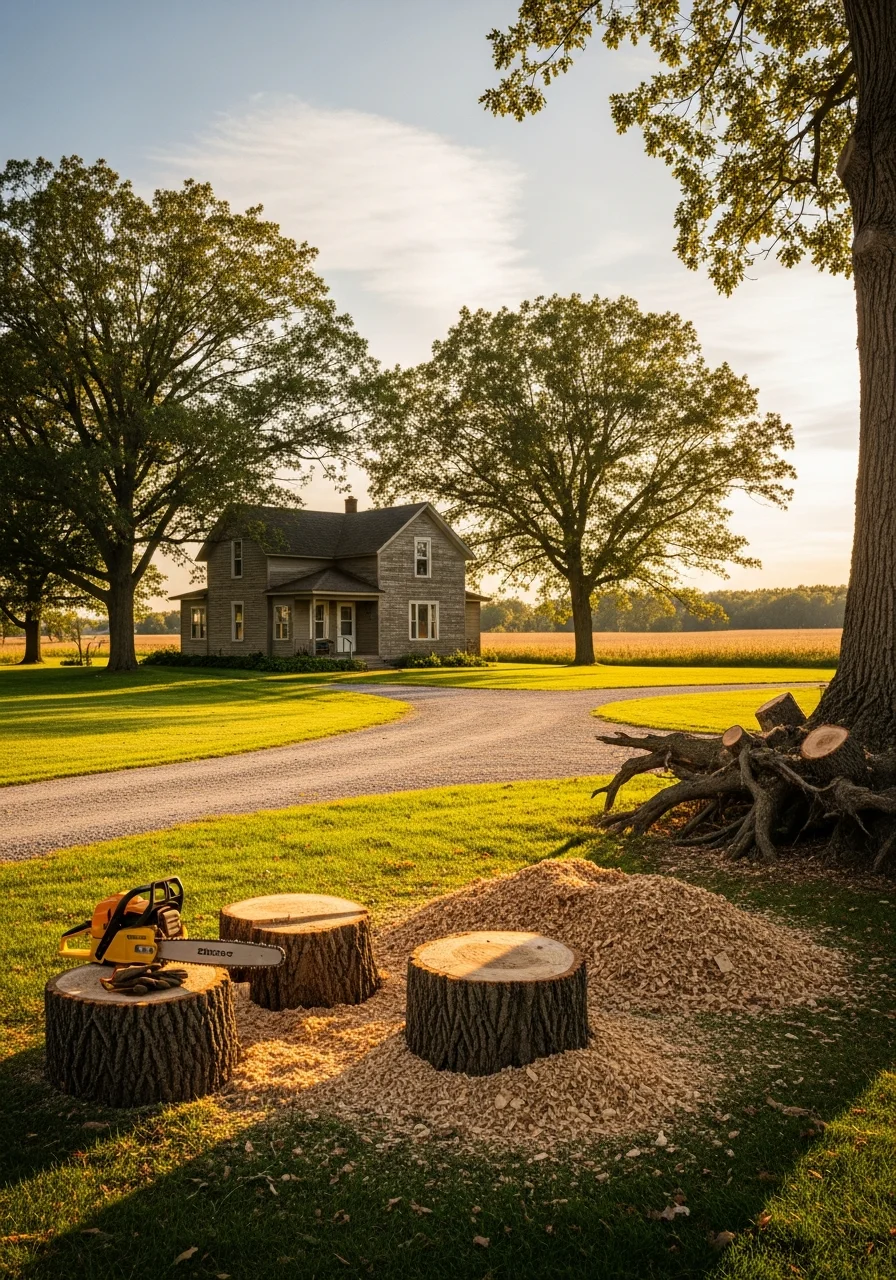 Professional tree removal and landscaping services in Reeseville WI